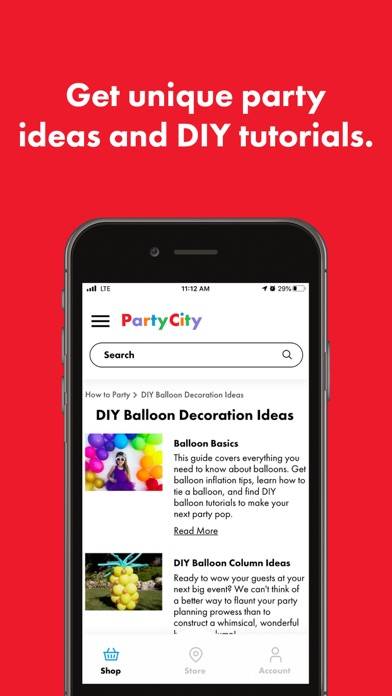 Party City App screenshot #6