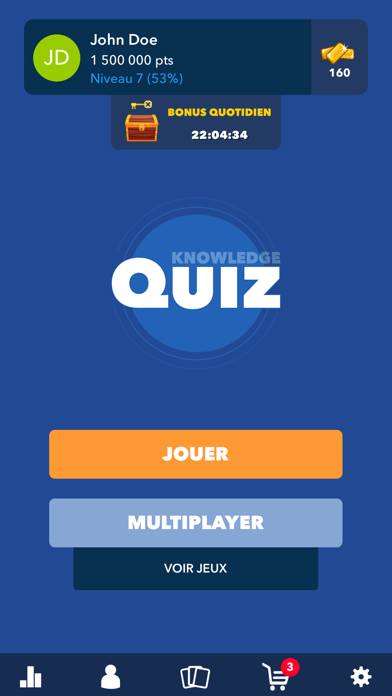 Quiz Culture Générale Français Capture d'écran de l'application #1