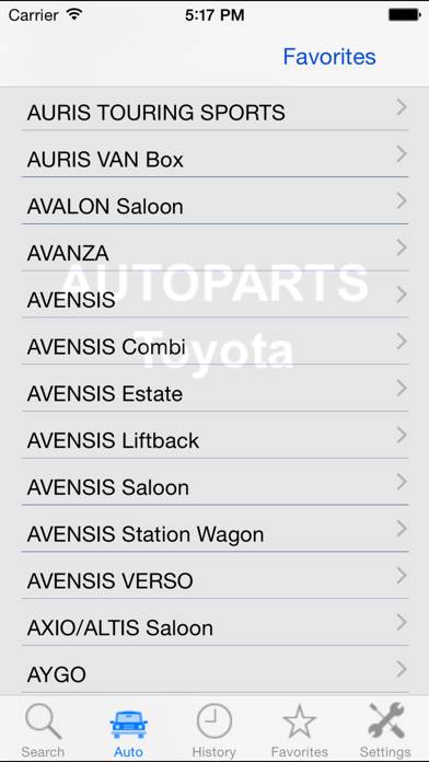 Autoparts for Toyota App-Screenshot #2