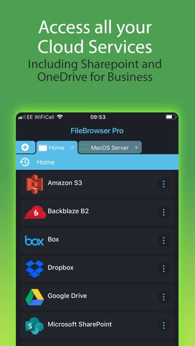 FileBrowser Professional Captura de pantalla de la aplicación #2