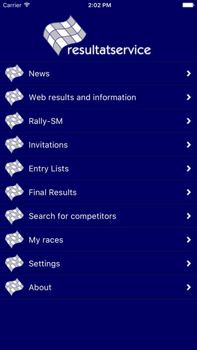 Resultatservice App-Screenshot #1