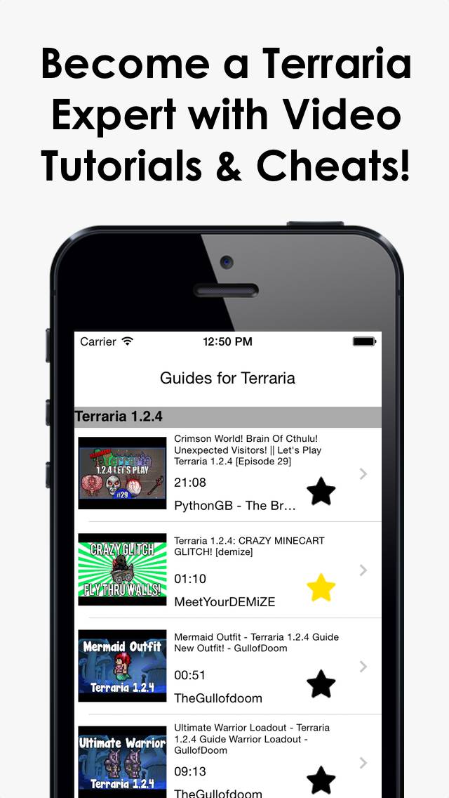 Video Guides for Terraria + Cheats Bildschirmfoto