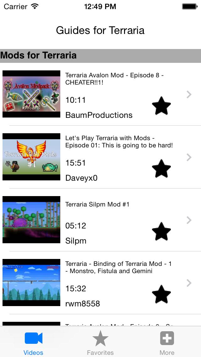 Video Guides for Terraria plus Cheats App screenshot #3