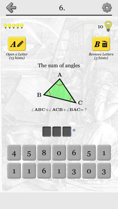Geometric Shapes: Triangle & Circle Geometry Quiz Captura de pantalla de la aplicación #3