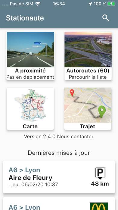Stationaute App screenshot #1