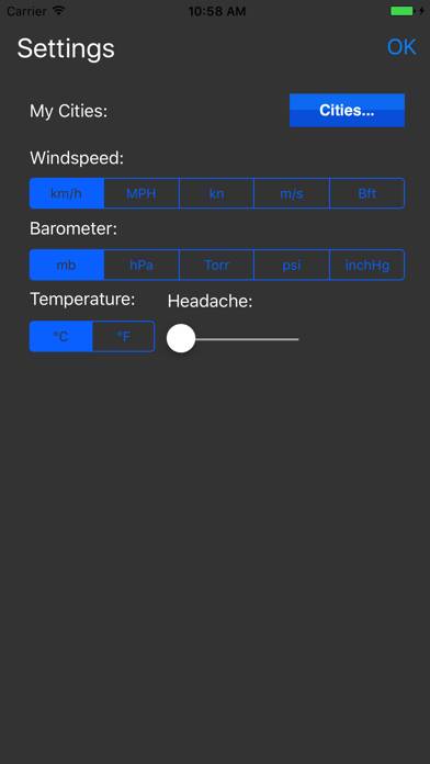 Earth-Weather App skärmdump