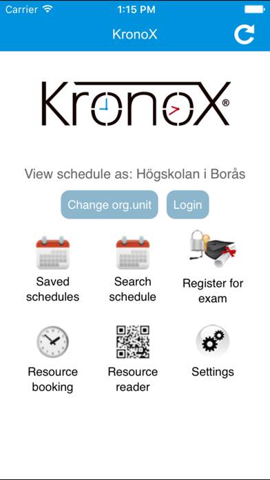KronoX App screenshot #1