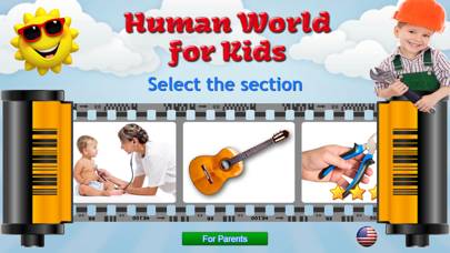 Human World for Kids, full app Captura de pantalla de la aplicación #1