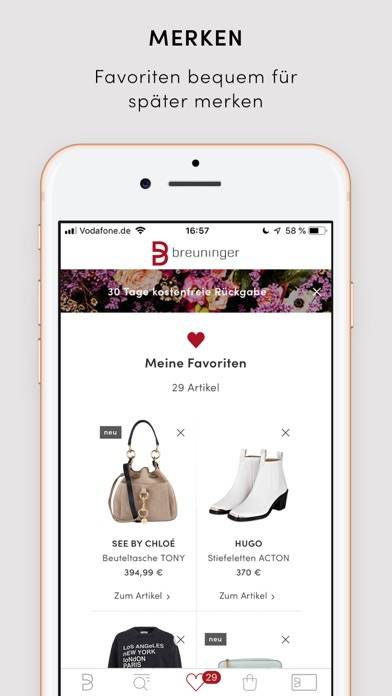 Breuninger | Mode & Shopping App-Screenshot