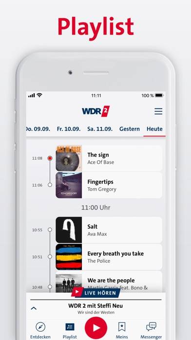 WDR 2 App-Screenshot #5
