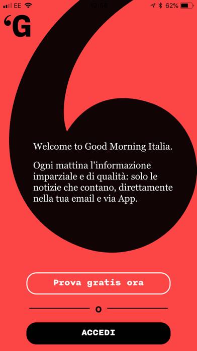 Good Morning Italia Schermata dell'app #1