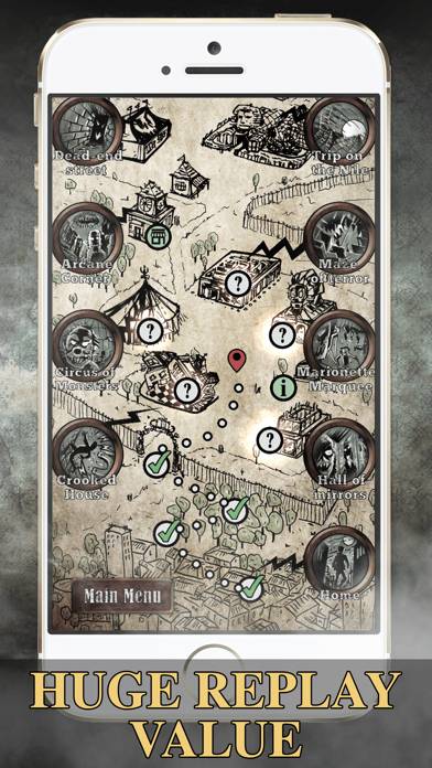 The Sinister Fairground: Horror Adventure Gamebook App screenshot #2