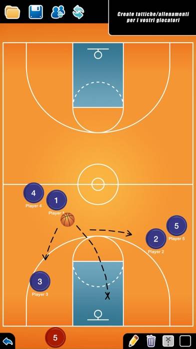 Coach Tactic Board: Basket plus plus App screenshot #1