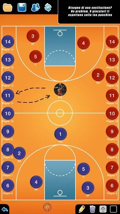Coach Tactic Board: Basket plus plus App screenshot #2