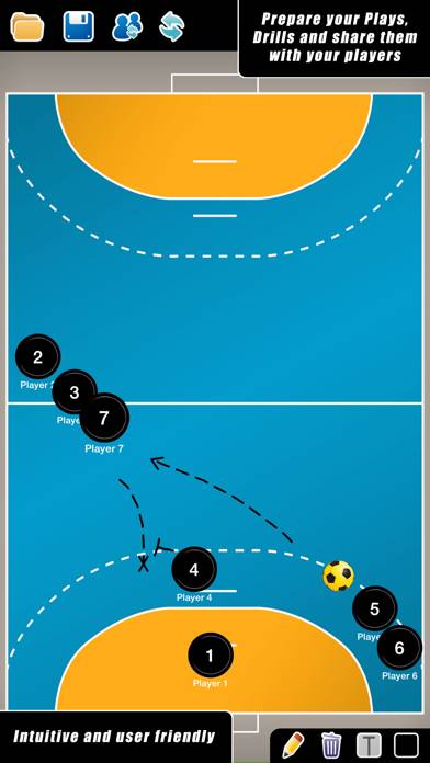 Coach Tactic Board: Handball plus plus App screenshot #1