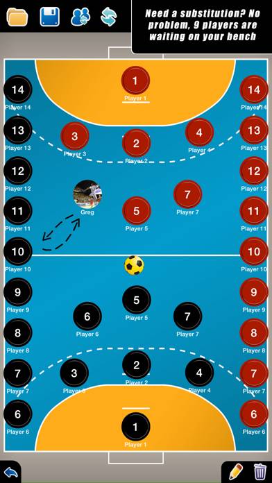 Coach Tactic Board: Handball plus plus App skärmdump #2