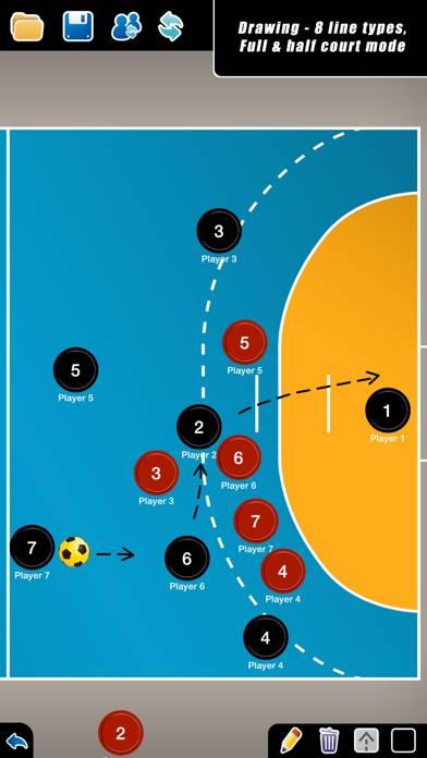 Coach Tactic Board: Handball plus plus App screenshot #3