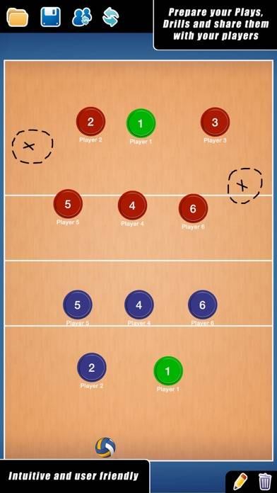 Coach Tactic Board: Volley plus plus App-Screenshot #1
