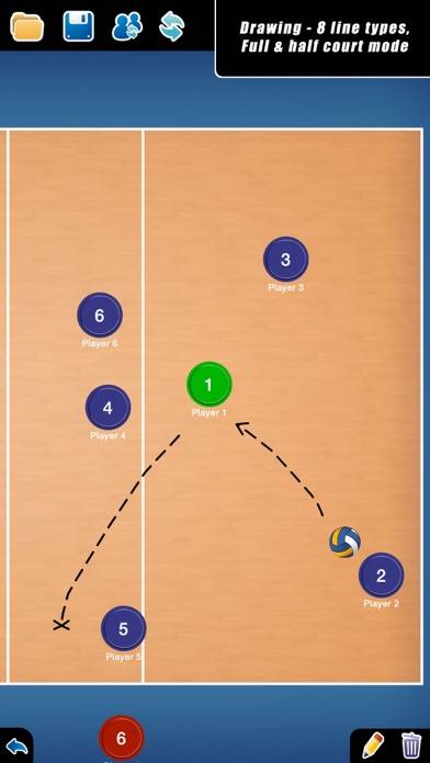 Coach Tactic Board: Volley plus plus Capture d'écran de l'application #3