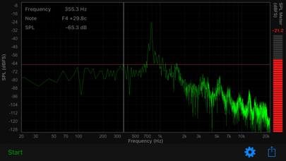 Audio Spectrum Capture d'écran de l'application #1
