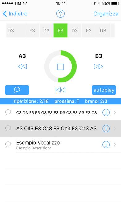 Vocalize it! Schermata dell'app #2