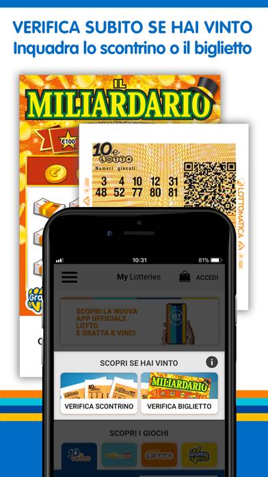 My Lotteries: Verifica Vincite Schermata dell'app #2