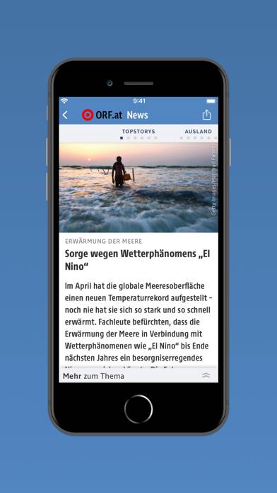 ORF.at News App-Screenshot #3