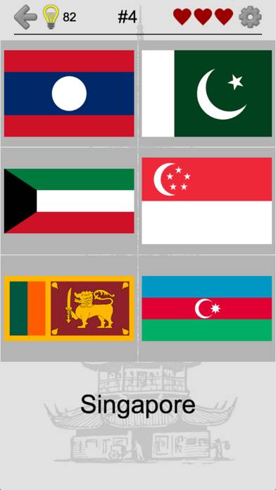 Asian Countries & Middle East Capture d'écran de l'application #5