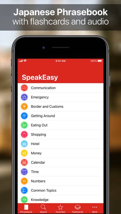 SpeakEasy Japanese Pro App screenshot #1