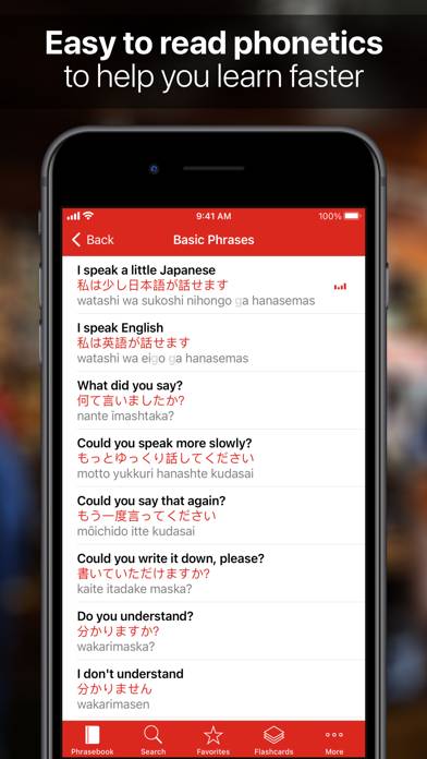 SpeakEasy Japanese Pro App screenshot #2