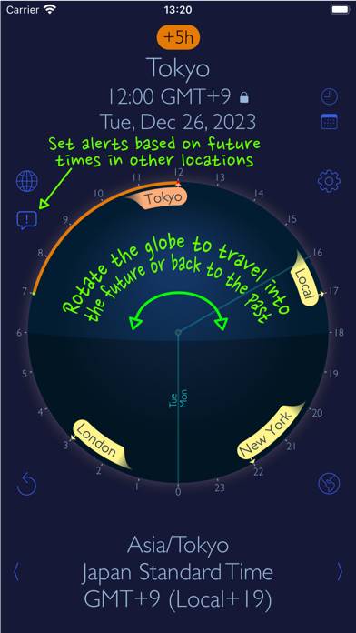 World Clock Time Traveler Pro App screenshot #3