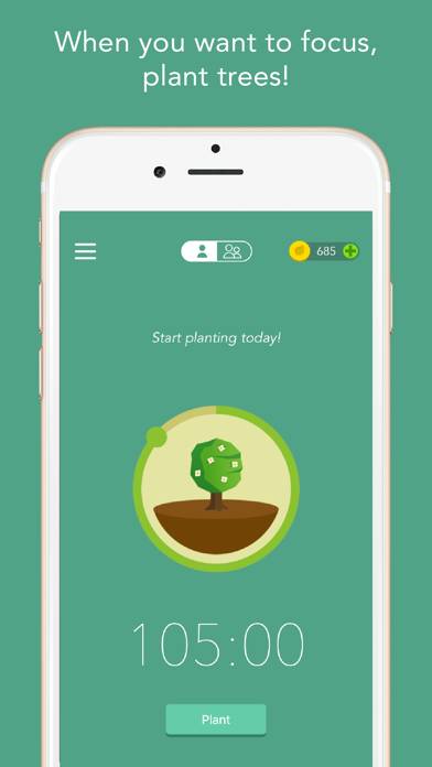 Forest: Focus for Productivity Schermata dell'app #1