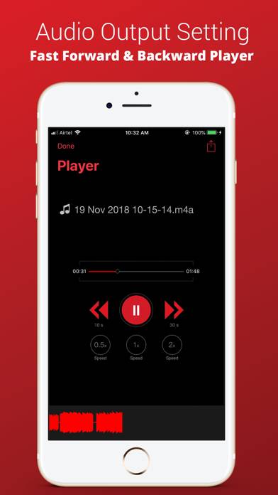 Voice Recorder Plus Pro Captura de pantalla de la aplicación #5