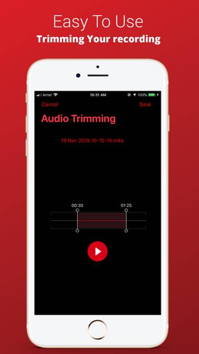 Voice Recorder Plus Pro Captura de pantalla de la aplicación #6