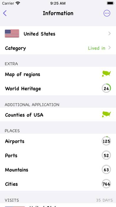 Mark O'Travel: Where I've Been App screenshot #4