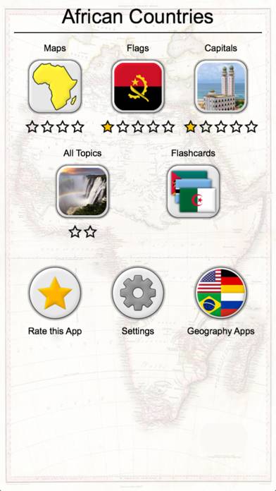 Страны Африки Capture d'écran de l'application #3