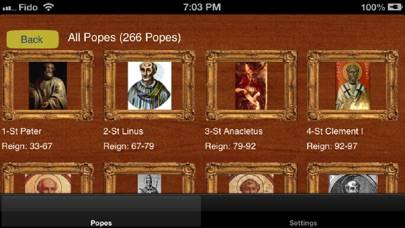Popes Encyclopedia App screenshot #2