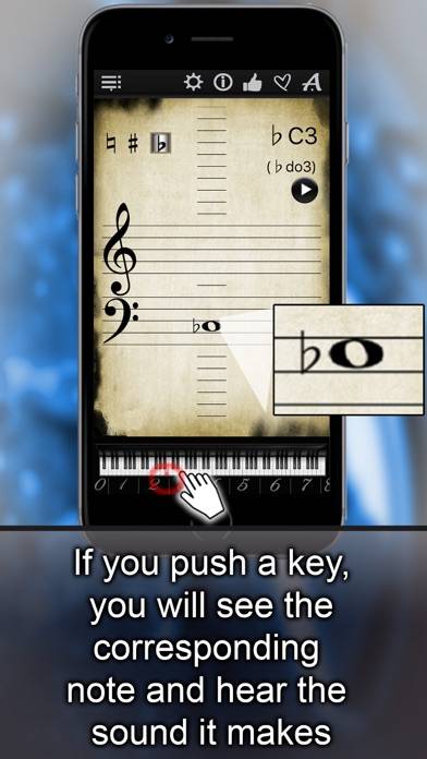 Piano Notes Finder LR App-Screenshot #2