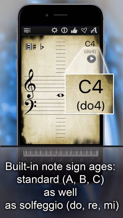Piano Notes Finder LR App-Screenshot #3