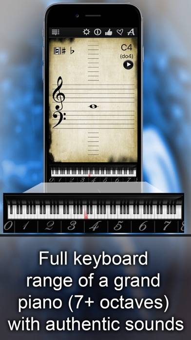 Piano Notes Finder LR App screenshot #5
