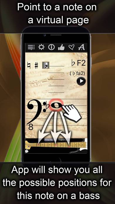 Bass Notes Finder Schermata dell'app #1
