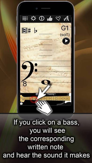 Bass Notes Finder Schermata dell'app #2