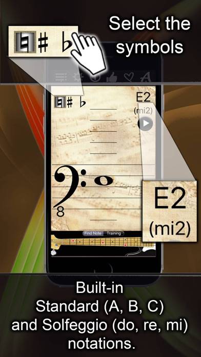 Bass Notes Finder Schermata dell'app #3