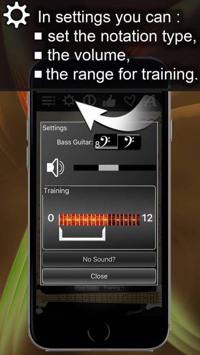 Bass Notes Finder Schermata dell'app #4