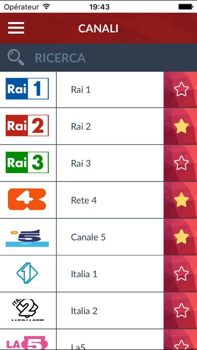 Programmi TV Italia (IT) Schermata dell'app #1