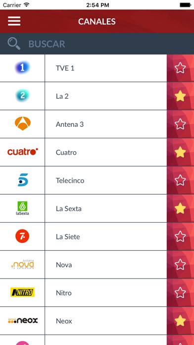 Programación TV • Guía España Captura de pantalla de la aplicación #1