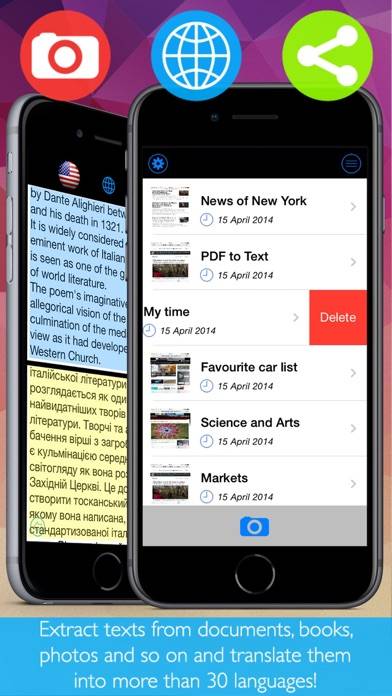 Text Extractor plusTranslator Pro App screenshot