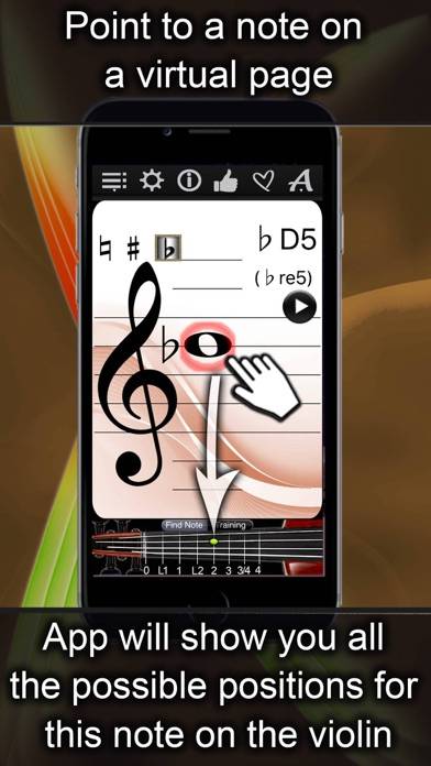 Violin Notes Finder App skärmdump #1