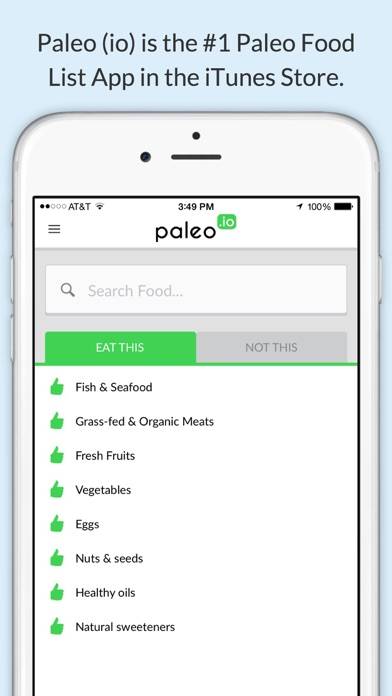 Paleo (io) App screenshot #1