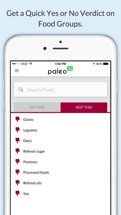 Paleo (io) App screenshot #2